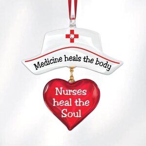 Glass Baron Nurse Ornament With Gift Box